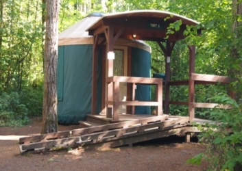 Seaquest Yurt with ramp